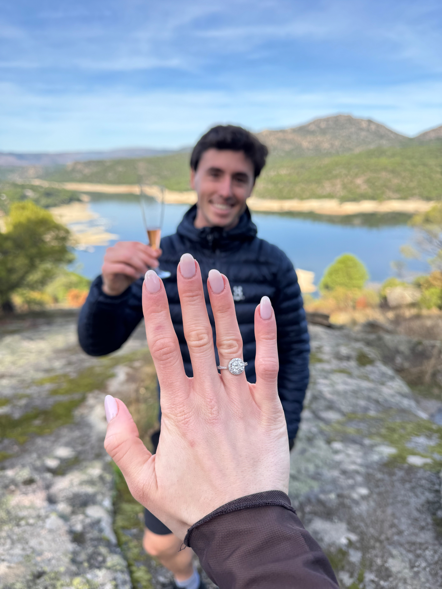 Anillo de compromiso en el Pantano de San Juan